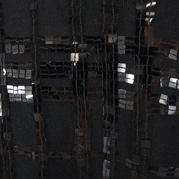 BURBERRY バーバリー 三陽商会 長袖 スパンコール カットソー 2 ブラック系 レディース