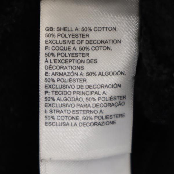 THE NORTH FACE ノースフェイス プリント 長袖 スウェットパーカー M ブラック系 メンズ