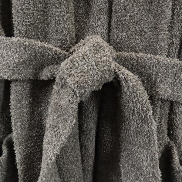 BAREFOOT DREAMS Ron Herman ベアフットドリームズ ロンハーマン 長袖 ふわもこ ルームウェア ONE グレー系 ガウン レディース