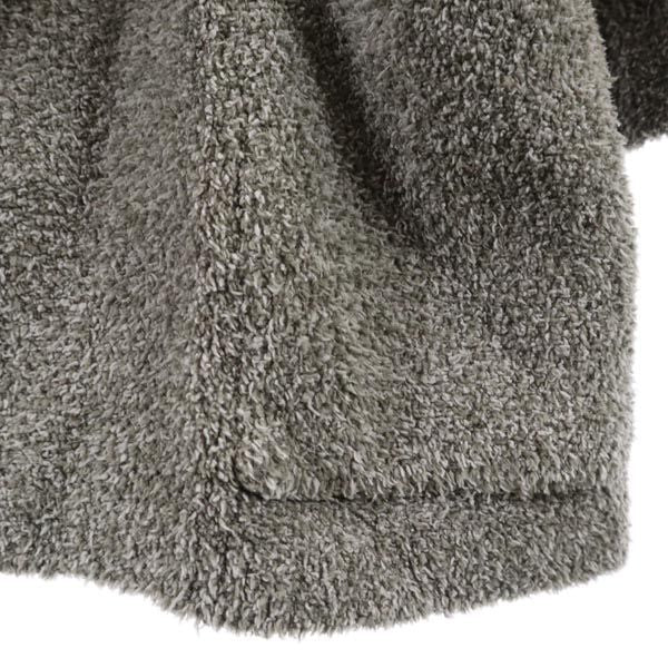 BAREFOOT DREAMS Ron Herman ベアフットドリームズ ロンハーマン 長袖 ふわもこ ルームウェア ONE グレー系 ガウン レディース