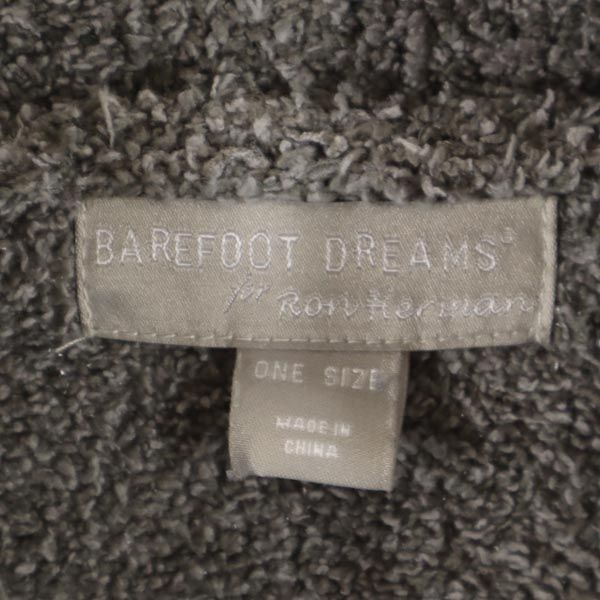BAREFOOT DREAMS Ron Herman ベアフットドリームズ ロンハーマン 長袖 ふわもこ ルームウェア ONE グレー系 ガウン レディース