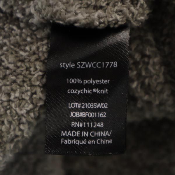 BAREFOOT DREAMS Ron Herman ベアフットドリームズ ロンハーマン 長袖 ふわもこ ルームウェア ONE グレー系 ガウン レディース