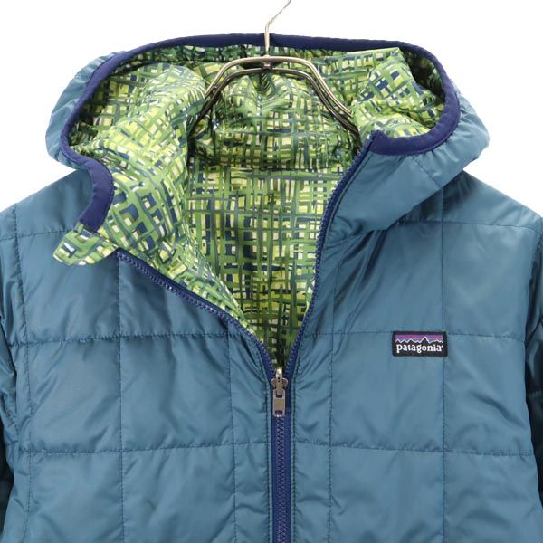 patagonia パタゴニア アウトドア 中綿ジャケット ネイビー系 ロゴ メンズ