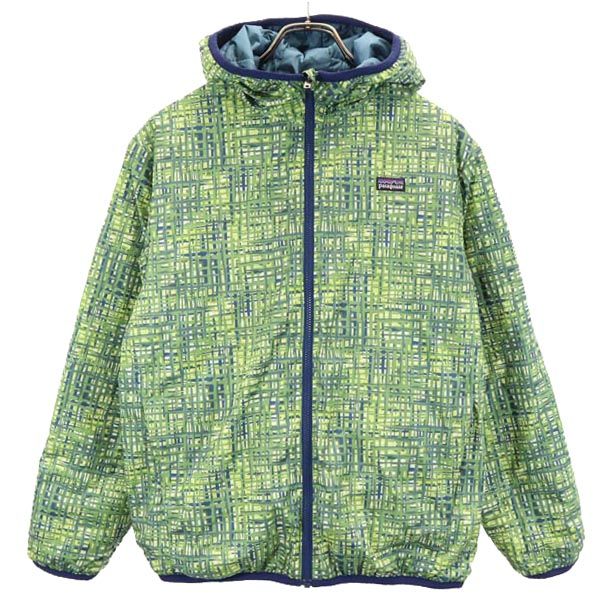 patagonia パタゴニア アウトドア 中綿ジャケット ネイビー系 ロゴ メンズ