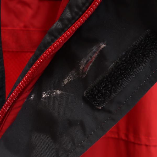 L.L.Bean エルエルビーン 長袖 アウトドア ナイロンジャケット M レッド 収納型フード メンズ