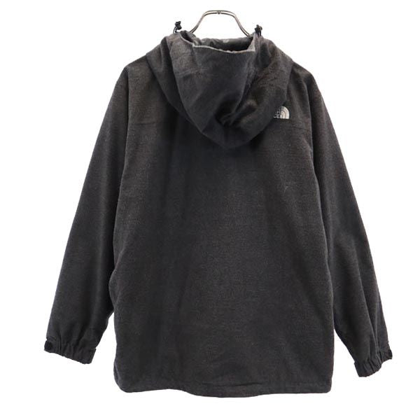 THE NORTH FACE ザノースフェイス NP61645 長袖 ウールライク アウトドアジャケット M グレー フード 裏メッシュ地 メンズ