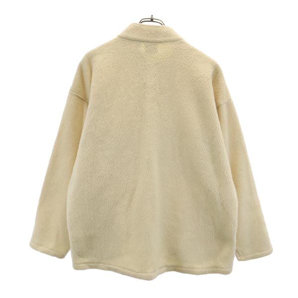 Gramicci グラミチ 長袖 ボア フリースジャケット S アイボリー ロゴ アウトドア メンズ