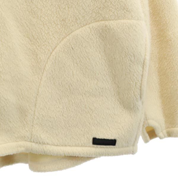 Gramicci グラミチ 長袖 ボア フリースジャケット S アイボリー ロゴ アウトドア メンズ