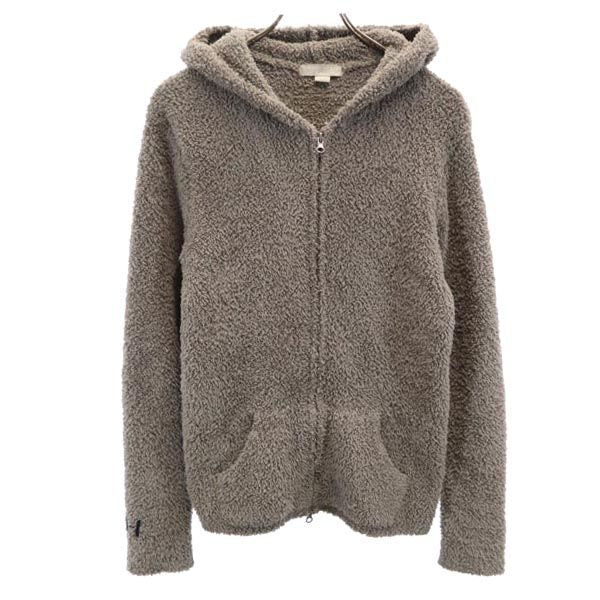 BAREFOOT DREAMS ベアフットドリーム 長袖 ボアジャケット S グレー もこもこ パーカー メンズ