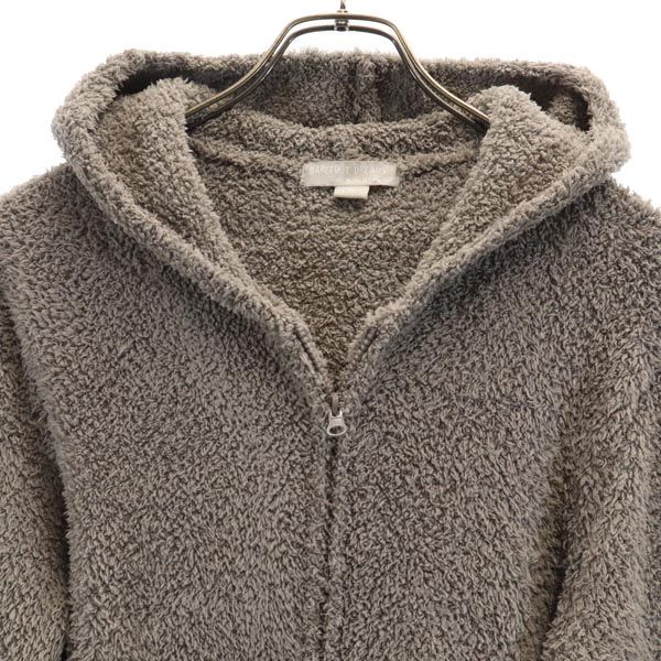 BAREFOOT DREAMS ベアフットドリーム 長袖 ボアジャケット S グレー もこもこ パーカー メンズ