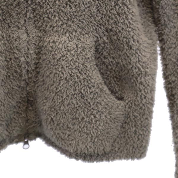 BAREFOOT DREAMS ベアフットドリーム 長袖 ボアジャケット S グレー もこもこ パーカー メンズ