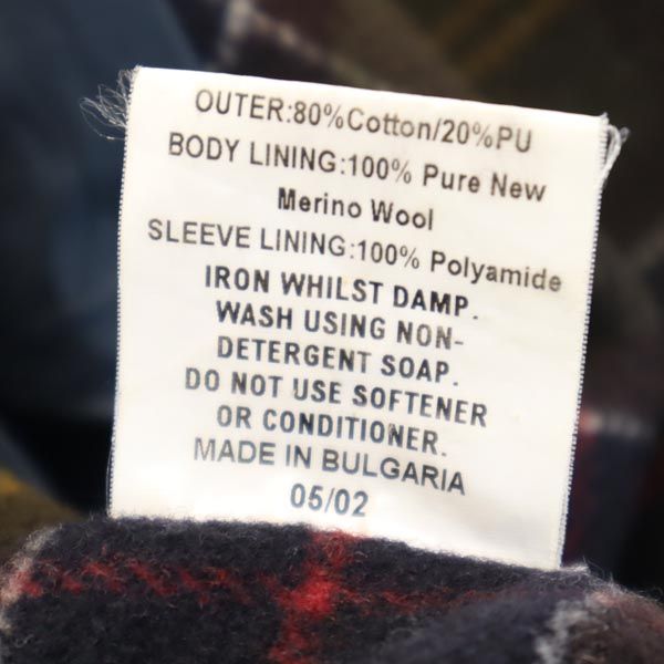 Barbour バブアー 長袖 ブルゾン S ネイビー 裏フリース メンズ