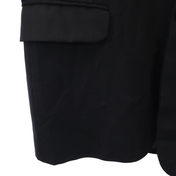 FENDI フェンディ イタリア製 長袖 ウール100％ テーラードジャケット 46 ブラック メンズ