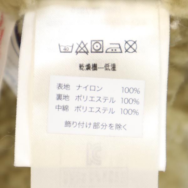 パタゴニア アウトドア 長袖 裏ボア 中綿ジャケット XL14 ネイビー系 patagonia ロゴ キッズ