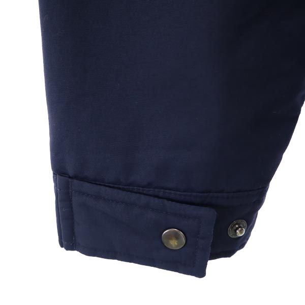 パタゴニア アウトドア 長袖 裏ボア 中綿ジャケット XL14 ネイビー系 patagonia ロゴ キッズ