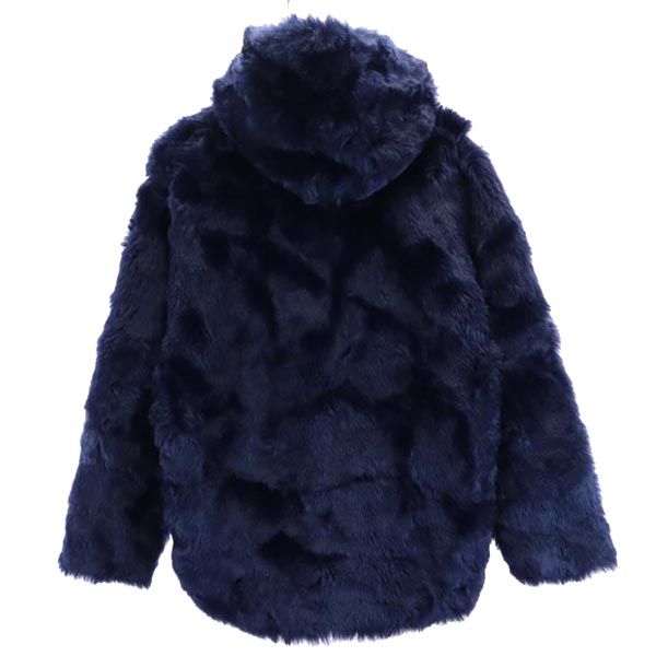 RHC アールエイチシー 英国製 長袖 ファー フード ジャケット S ネイビー系 メンズ