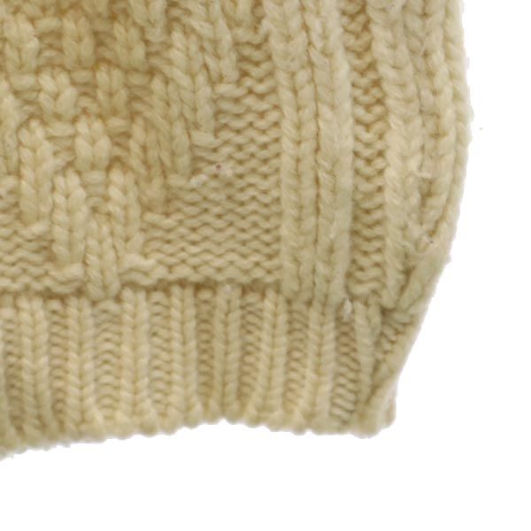 長袖 ニット M アイボリー メンズ