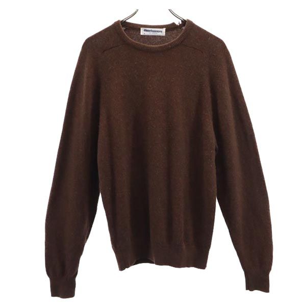 Burberrys バーバリーズ 90s オールド 刺繍 長袖 ニット S ブラウン系 メンズ