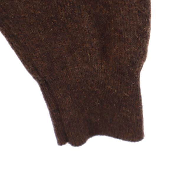 Burberrys バーバリーズ 90s オールド 刺繍 長袖 ニット S ブラウン系 メンズ