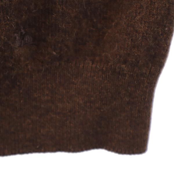 Burberrys バーバリーズ 90s オールド 刺繍 長袖 ニット S ブラウン系 メンズ