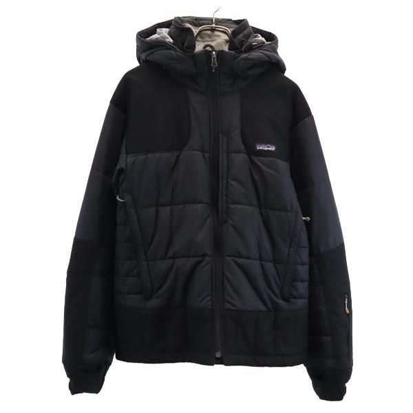 パタゴニア アウトドア 長袖 中綿ジャケット S 黒 patagonia メンズ