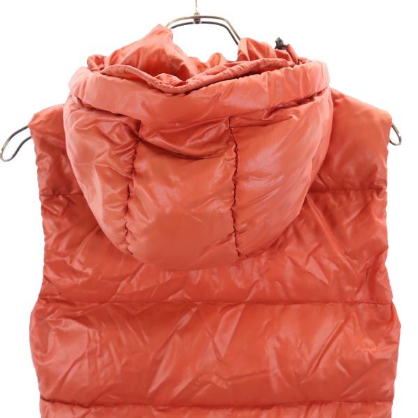 DUVETICA デュベティカ フード ダウンベスト 38 レッド系 レディース