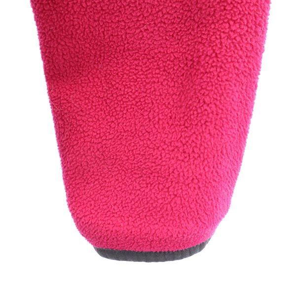 THE NORTH FACE ノースフェイス アウトドア 長袖 ハーフジップ フリースジャケット M ピンク系 プルオーバー ロゴ レディース