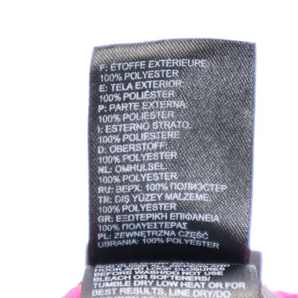 THE NORTH FACE ノースフェイス アウトドア 長袖 ハーフジップ フリースジャケット M ピンク系 プルオーバー ロゴ レディース