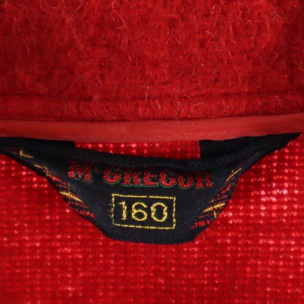 McGregor マックレガー フリース テーラードジャケット 160cm レッド キッズ