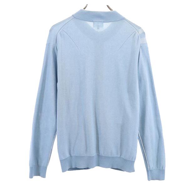 LANVIN en Bleu ランバンオンブルー ニット ジップジャケット 50 水色 メンズ