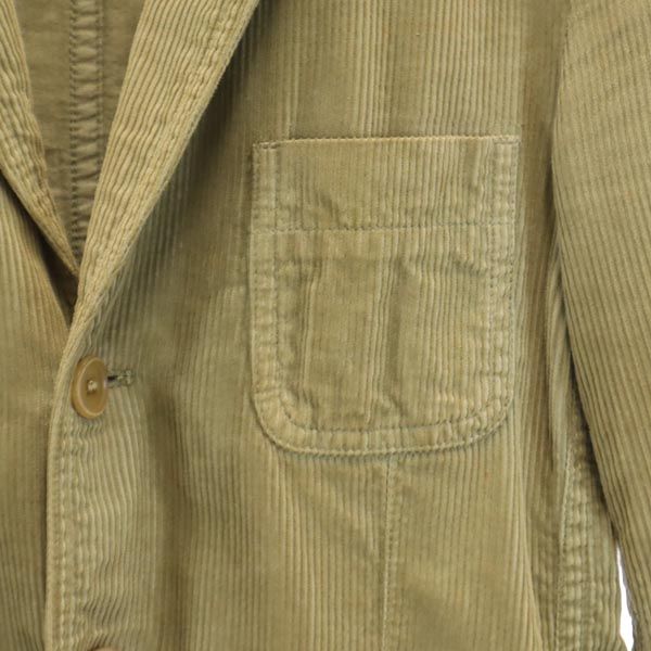 COMME des GARCONS コムデギャルソン シャツ フランス製 コーデュロイ テーラードジャケット XS ベージュ系 SHIRT メンズ