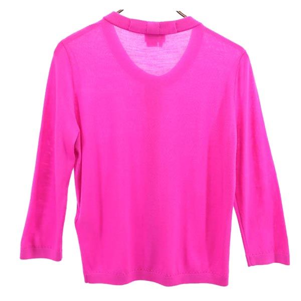 Kate Spade ケイトスペード ウール100％ 長袖 ニット カーディガン S ピンク系 レディース