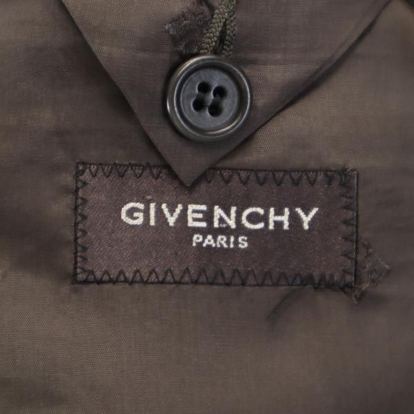 GIVENCHY ジバンシィ イタリア製 ウール100％ テーラードジャケット グレー メンズ