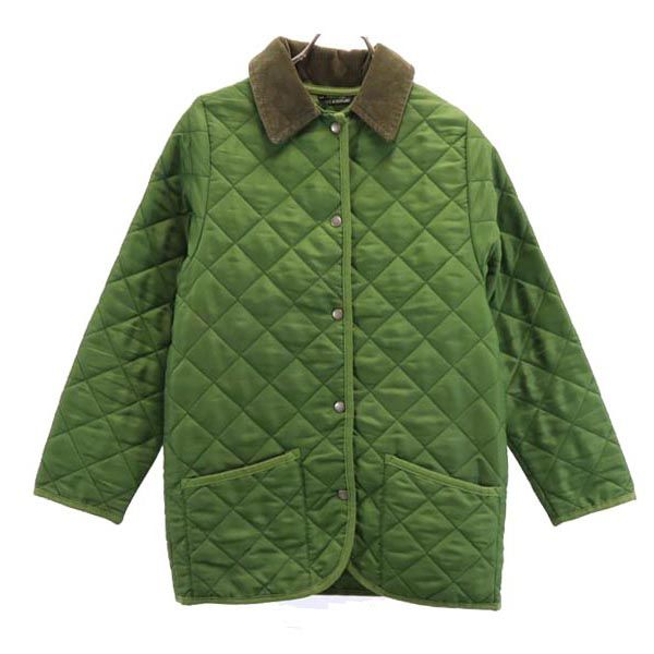 Mackintosh マッキントッシュ キルティングジャケット 34 緑 レディース