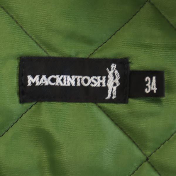 Mackintosh マッキントッシュ キルティングジャケット 34 緑 レディース