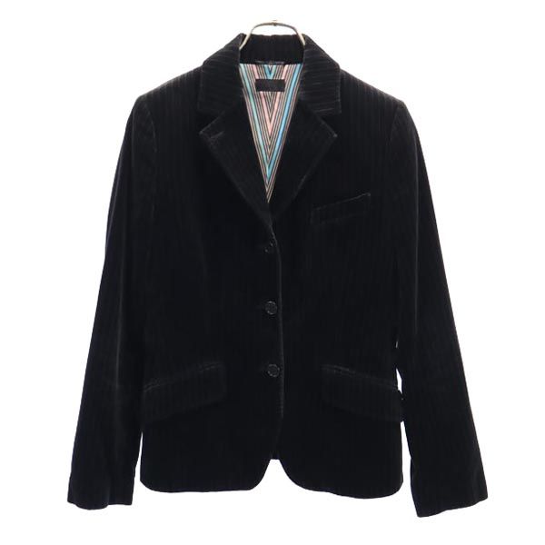 Paul Smith ポールスミス ベロア ジャケット 42 ブラウン系 レディース