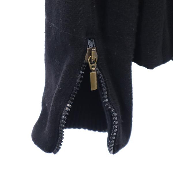 MAX&CO マックスアンドコー ドンキ襟 コットンニット ジャケット 44 ブラック レディース