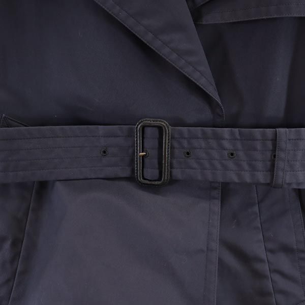 MACPHEE マカフィー トゥモローランド 日本製 7分袖 トレンチコート 38 ネイビー TOMORROWLAND レディース