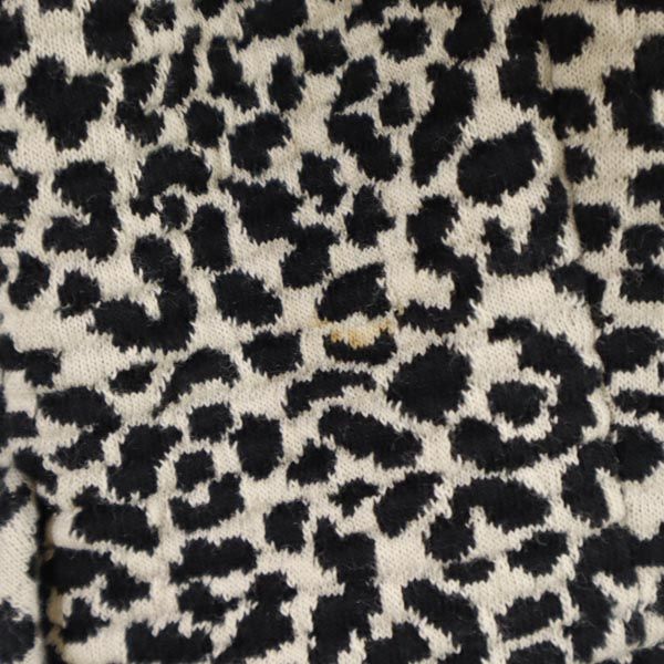 ARMANI EXCHANGE アルマーニエクスチェンジ レオパード柄 7分袖 テーラードジャケット S ブラック系 ヒョウ柄 レディース