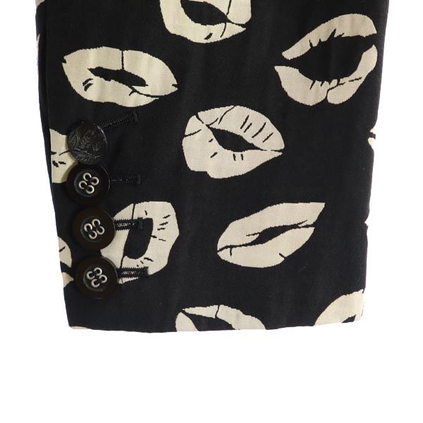 TOM REBL トムレベル イタリア製 キスマーク テーラードジャケット 48 ブラック系 メンズ