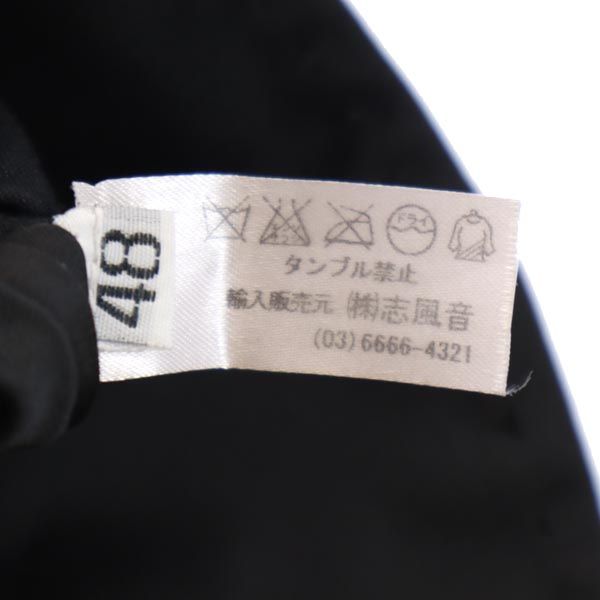 TOM REBL トムレベル イタリア製 キスマーク テーラードジャケット 48 ブラック系 メンズ