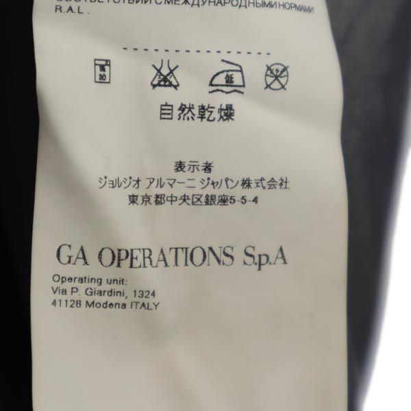 ARMANI JUNIOR アルマーニジュニア ダウンジャケット 14A グレー系 ロゴ ベスト キッズ