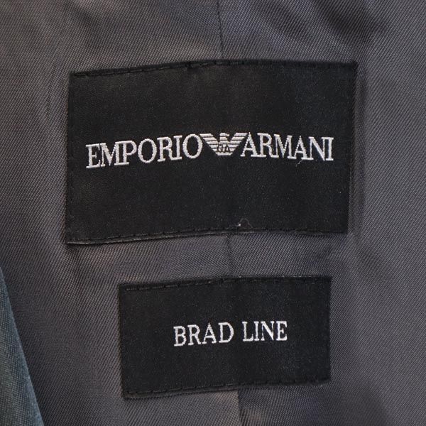 エンポリオアルマーニ イタリア製 テーラードジャケット 46 グレー Emporio Armani ジップパーカー メンズ