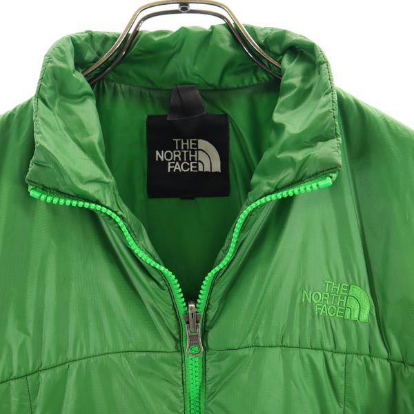 THE NORTH FACE ノースフェイス アウトドア NP61207 中綿 ナイロンジャケット L グリーン インナー メンズ