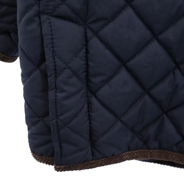 Polo by Ralph Lauren ポロバイラルフローレン キルティングジャケット 140 ネイビー系 ロゴ キッズ