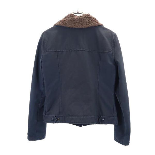 A.P.C. アーペーセー フランス製 ライダースジャケット 38 ネイビー レディース