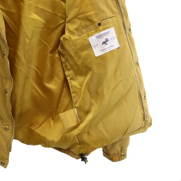 STAMMBAUM シュタンバウム 日本製 ダウンジャケット S イエロー系 レディース