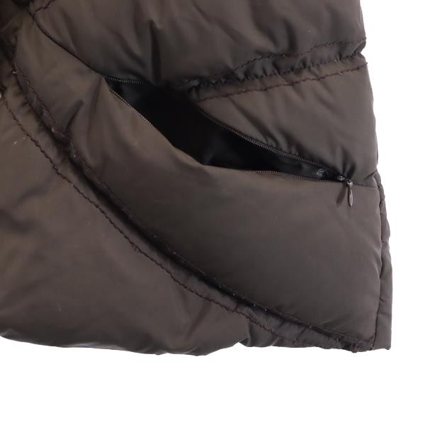 DUVETICA デュベティカ Circe フォックスファー付き ダウンパーカー 38 ブラウン ジャケット レディース