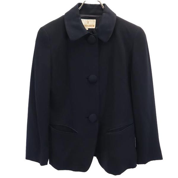 TRUSSARDI トラサルディ ジャケット 42 ブラック レディース