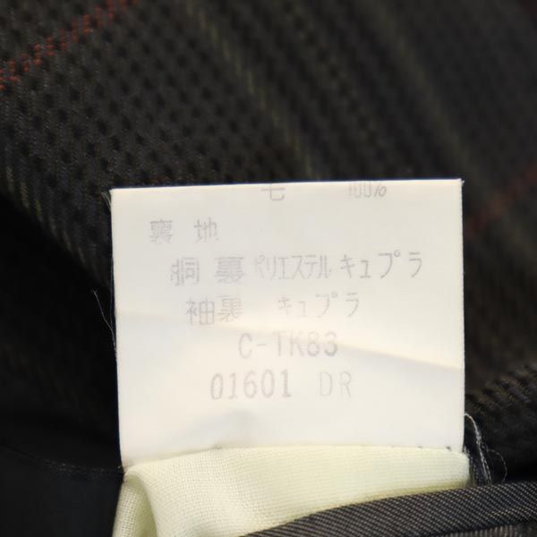 Burberrys バーバリーズ 90s オールド チェック ウール100％ テーラードジャケット AB6 グレー系 メンズ